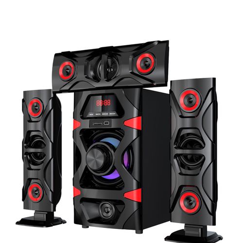Nasco Ns-1405 - Home Cinema - 80W - 5.1Ch - Telecommande - Bluetooth-Usb-Fm-Sd Card-Mp3 - 3D Real Sound - 6.5Kg - Garantie 3 Mois