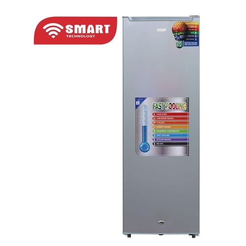 SMART TECHNOLOGY Congélateur Vertical 7 Tiroirs - STCD-350K - 244L Avec Grille à L'arrière- Gris- 12 Mois De Garantie