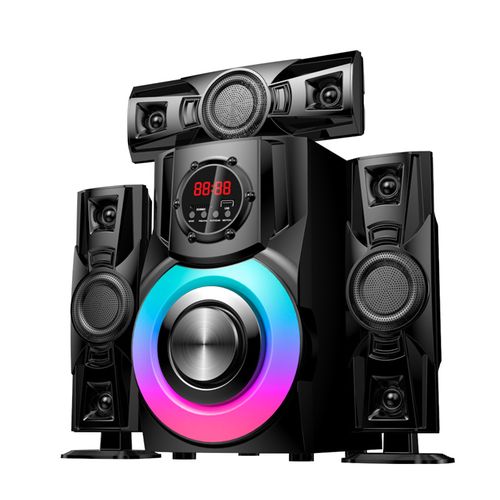 Nasco Ns-2903 - Home Cinema - 60W - 3.1Ch - Telecommande - Bluetooth-Usb-Fm-Sd Card-Mp3 - 3D Real Sound - 5.7Kg - Garantie 3 Mois