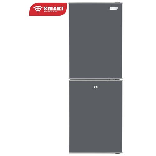 STCB-155H | SMART TECHNOLOGY Réfrigérateur Combiné DFRST 3 Tiroirs 133L - Gris/ Garantie 12 Mois