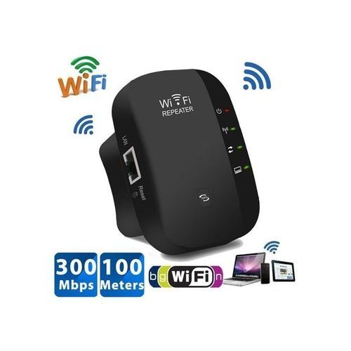 Mini Répéteur Wifi 300Mbps - Noir