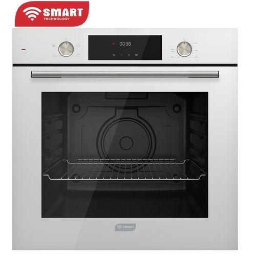 SMART TECHNOLOGY Four Encastrable Automatique 60cm Smart (60QBFE)- Gris- Garantie 6 Mois