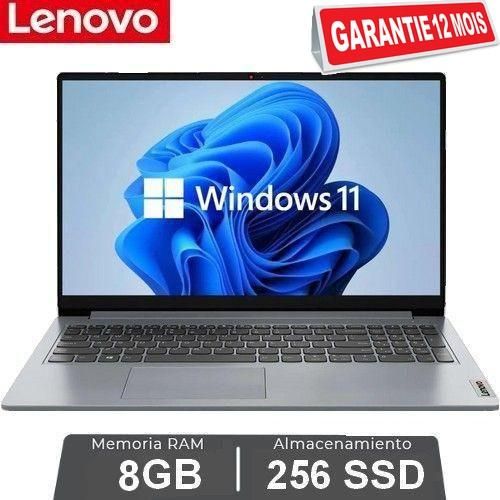 Lenovo - Ideapad 1 -Dualcore - 8 Go / 256 Go SSD - Windows 11 - Windows 11 - Garantie 12 Mois
